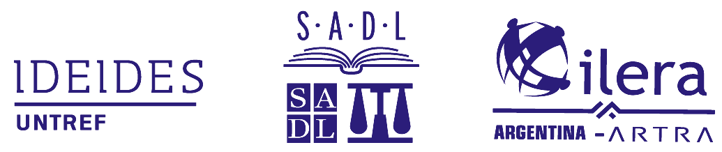 Organizan: IDEIDES UNTREF, SADL, ILERA Argentina ARTRA